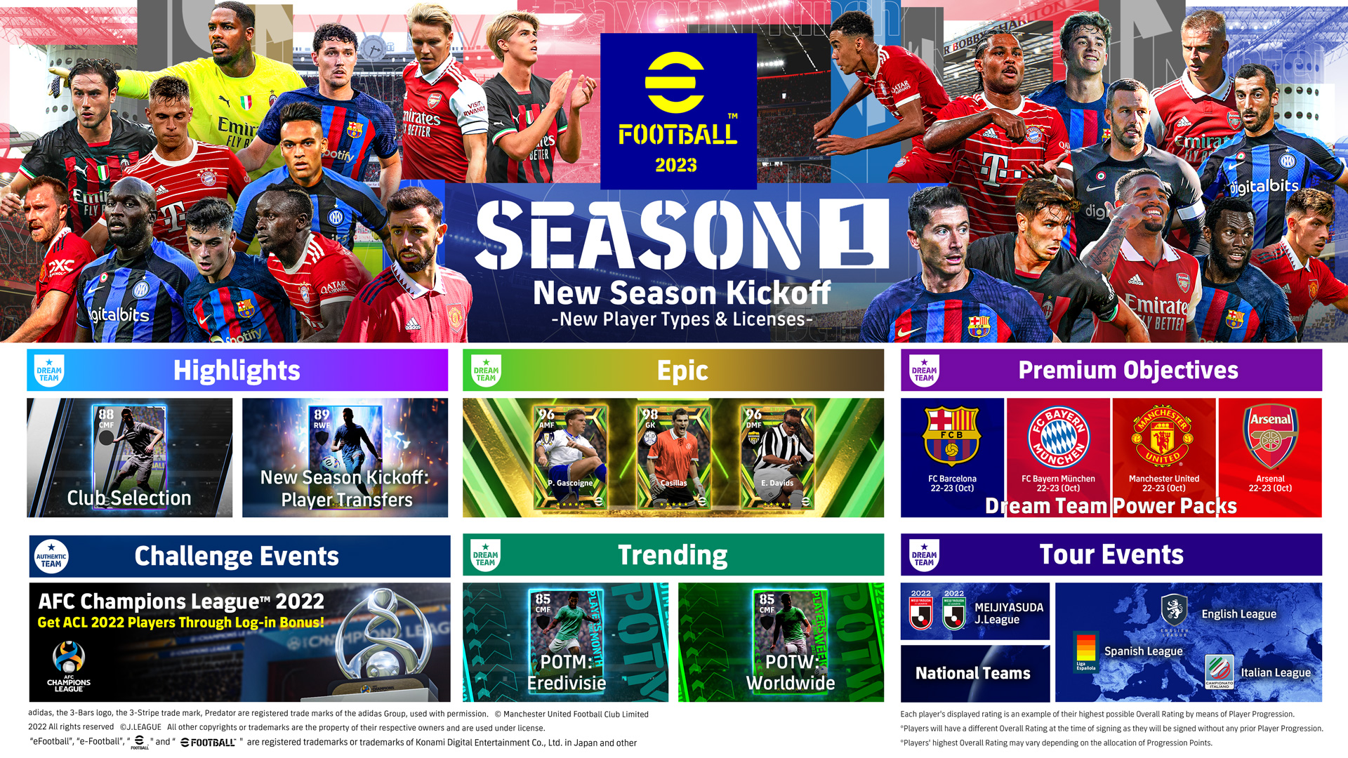 SEASON 1  eFootball™ Official Site