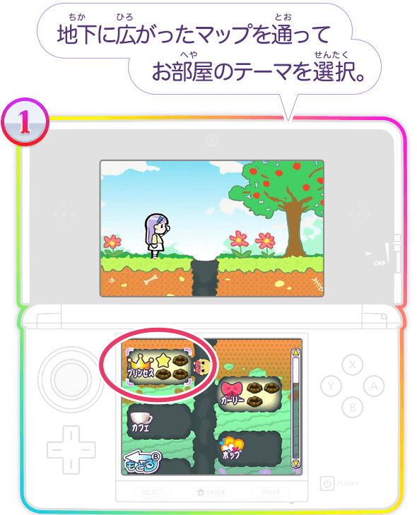3DSソフト「プリプリちぃちゃん！！プリプリデコるーむ！」公式サイト｜ゲーム内容