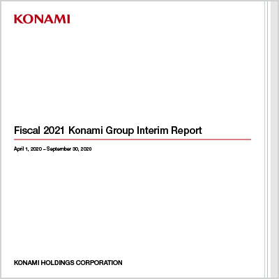 Konami Group Interim Report PDF