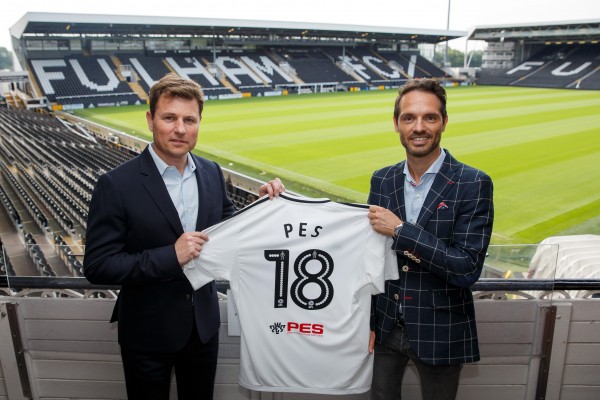 Fulham announce the kit sponsor Pro Evolution Soccer