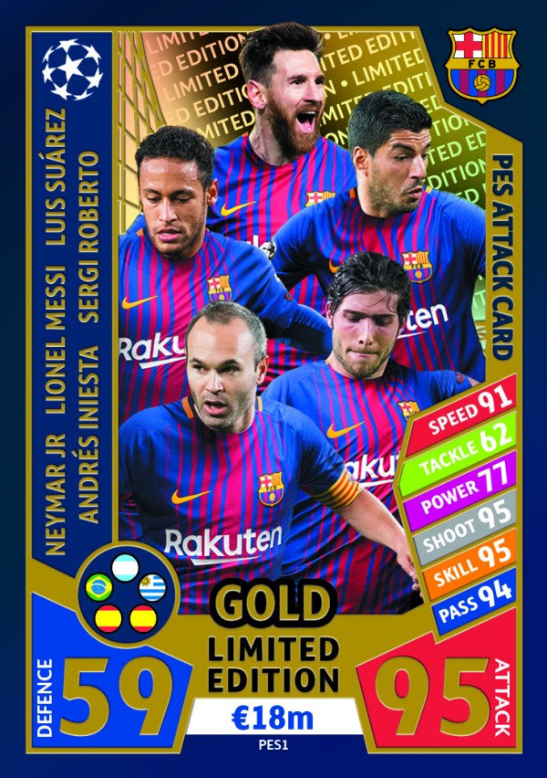 topps champions league 2018