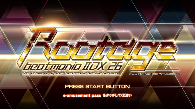 beatmania IIDX 26 Rootageプレー画面