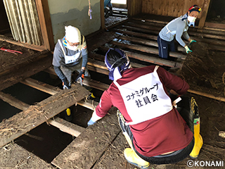 Konami Group Volunteers in Ichihara City